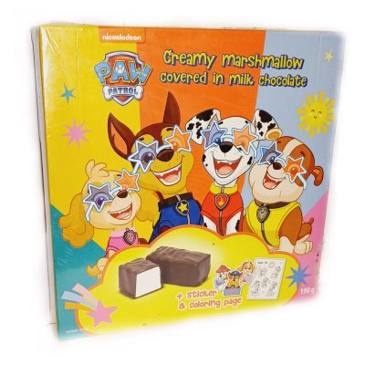 Цукерки вершкове суфле в молочному шоколаді Paw Patrol Creamy Marshmallow 190 г Польща