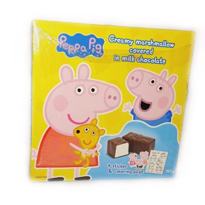 Цукерки вершкове суфле в молочному шоколаді Peppa Pig Creamy Marshmallow 190 г Польща