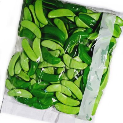 Цукерки желейні Зелені банани Gummy candies Duble layer Green bananas 1кг Італія