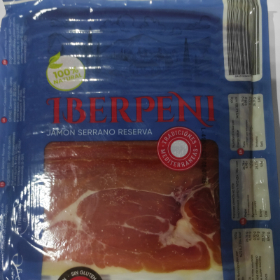 Хамон-нарізка БЕЗ ГЛЮТЕНА Iberpeni Jamon Serrano Reserva 250 г Іспанія