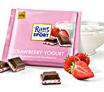 Шоколад молочний Полуничний Йогурт Ritter Sport Strawberry Yogurt 100 г Німеччина