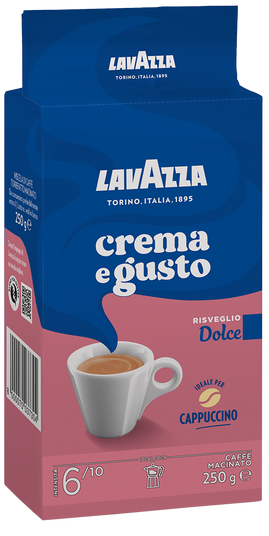 Кава мелена Lavazza Crema e Gusto Dolce 250 г Італія