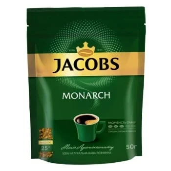 Кава розчинна Jacobs Monarch (Якобс Монарх) 50г економ пакет