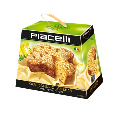 Кекс (Панеттоне) із апельсиновими цукатами класичний Piacelli Colomba Classica 900г Австрія