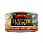 Тунець у власному соку M&K Tunczyk Jednolity w sosie wlasnym 170г/120г Польща