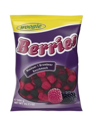 Желейні цукерки Малинки Woogie Berries 300г Австрія