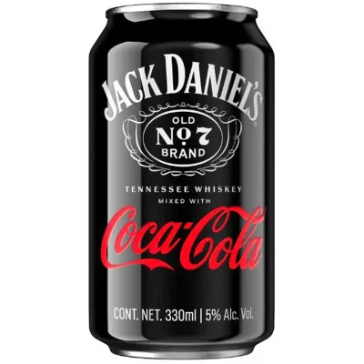 Напій слабоалкогольний Jack Daniel's & Cola 5% 330мл Україна
