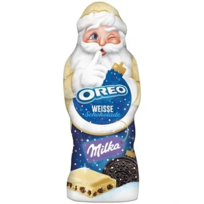 Шоколадний Дід Мороз Milka Oreo White 100 г Швейцарія