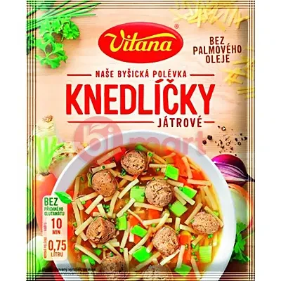 Суп із печінковими фрикадельками Vitana Knedlicky Jatrove 58г Чехія