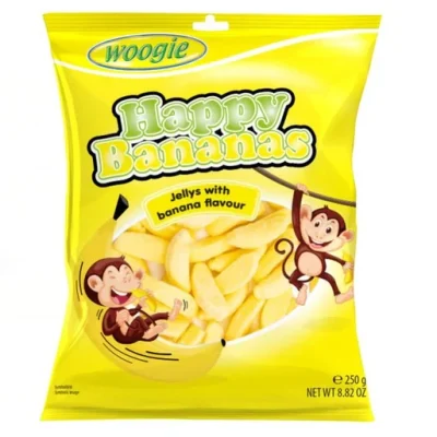 Желейні цукерки Бананчики Woogie Happy Bananas 250г Австрія