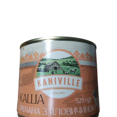 Каша гречана з яловичиною Kaniville 525 р. ДСТУ Україна