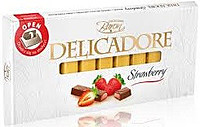 Шоколад молочний DELICADOR Strawberry (з полуницею) Baron Польща 200 г