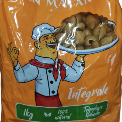 Суцільнозернові макаронні вироби Мушлі Pan Makaron 1 кг Молдова