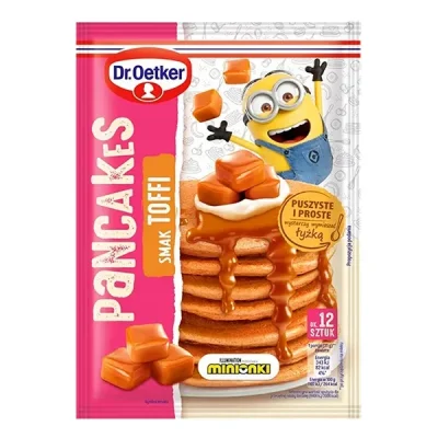 Панкейки зі смаком карамелі Dr.Oetker Minionki Pancikes Smak Toffi (12штук) 170 г Польща