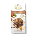 Шоколад молочний із суцільним карамелізованим фундуком Heidi 100 г Румунія