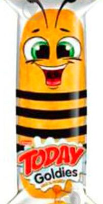 Бісквіт молоко-міг ПЧЕЛКА TODAY GOLDIES MILK & HONEY Elvan 45 г Туреччина