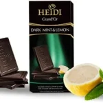 Шоколад темний із м'ятою та лимоном 50% какао Heidi Dark Lemon&Mint 80 г Румунія