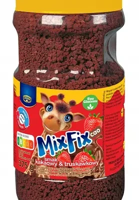 Какао дитяче із шоколадно-полуничним смаком Mix Fix Cao Kruger 375 г Польща