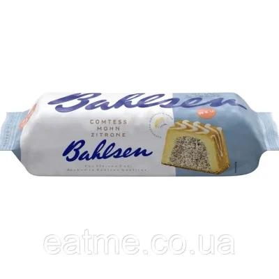 Бісквітний торт Мак-Лимон Bahlsen Comtess Mohn-Zitrone 350 г Німеччина