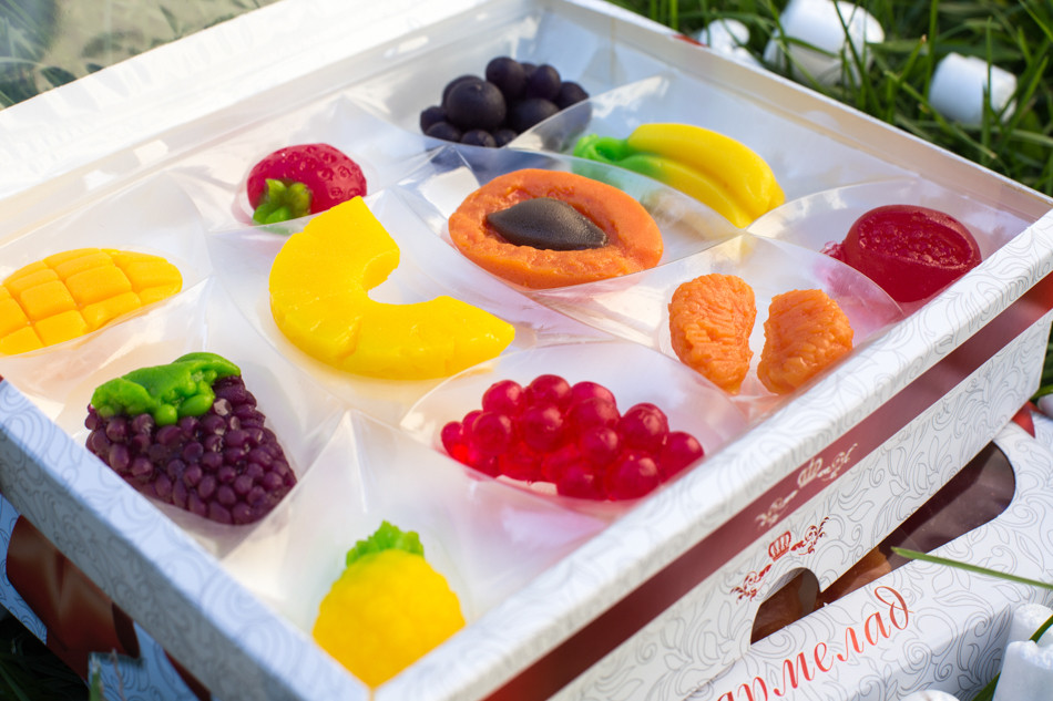 Фруктовий Мармелад Люкс у новорічній упаковці (Игрис) 237г