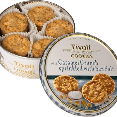 Печиво Jacobsens of Denmark Tivoli Caramel Crunch & Sea Salt у ж/б 150 г Данія