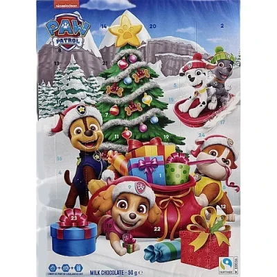 Шоколадний адвент-календар PAW PATROL 50г