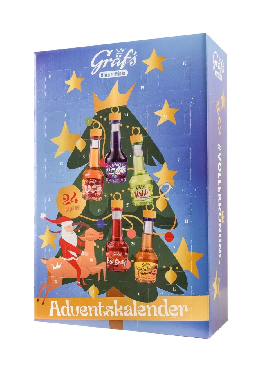Адвент-Календар Adventcalendar Party-Minis Grafs (24 шт. х 20 мл) 480 мл Німеччина