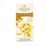 Шоколад білий карамелізований із суцільним фундуком Heidi Golden Hazelnuts 100 г Румунія