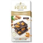 Шоколад темний із карамелізованим суцільним мигдалем 50% какао Heidi Dark 100 г Румунія