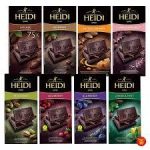 Шоколад темний із карамелізованим суцільним мигдалем 50% какао Heidi Dark 100 г Румунія