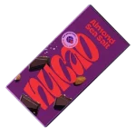 Шоколад чорний із мигдалем і морською сіллю 64% какао Nucao Almond Sea Salt 85 г Німеччина