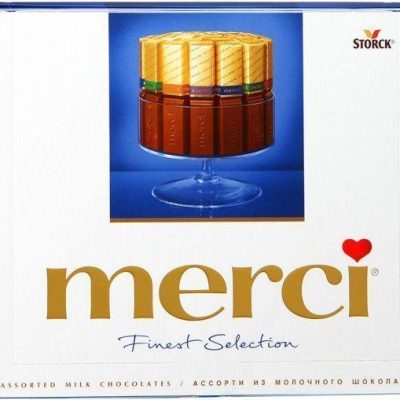 Шоколад Асорті (4 смаки) Storck Merci Finest Selection 250 г Німеччина