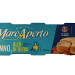 Тунець шматком в оливковій олії Mare ApertoTonno all Olio di Oliva (3х70 г) 210 г Італія