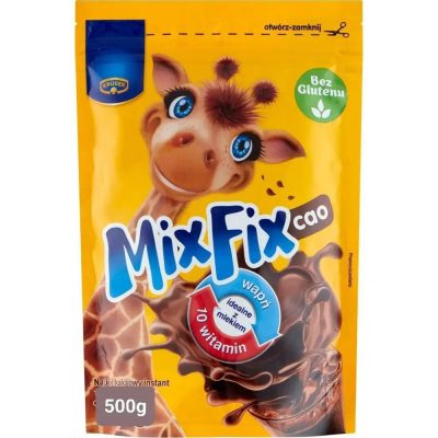 Какао дитяче БЕЗ ГЛЮТЕНА Mix Fix Cao Kruger 500 г Польща