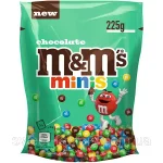 Міні-Шоколадне драже в кольоровій глазурі M&M`S Chocolate Minis 225 г Німеччина