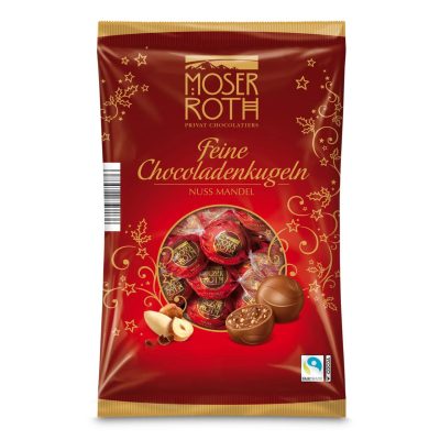 Шоколадні цукерки з мигдалем Moser Roth Feine Kugeln Nuss Mandel 150 г