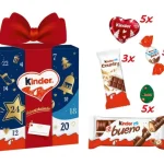 Адвент — календар Кіндер з бантом Kinder Mix 214 г (24 шт.) Німеччина