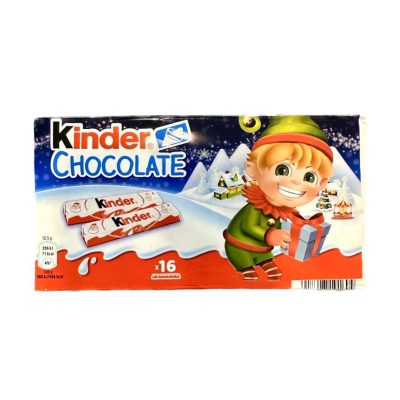 Шоколад молочний Kinder Chocolate з молочною начинкою (16х12.5г) 200 г Італія