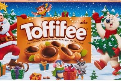 Цукерки Toffifee фундук в карамелі з кремовою нугою та шоколадом (3 шт.х125г) 375 г Німеччина (в асортименті)