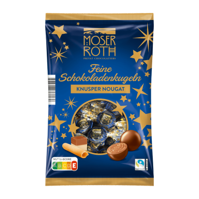 Шоколадні цукерки з хрусткою нугою Moser Roth Feine Ostereier Knusper Nugat 150 г Німеччина