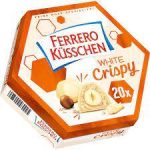 Цукерки FERRERO Küsschen WHITE CRISPY 172 г Німеччина