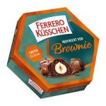 Шоколадні цукерки Натхненний Брауні FERRERO Küsschen Brownie182 г Німеччина