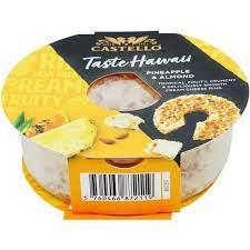 Крем-сир Castello з ананасом і мигдалем, 125 г Данія