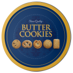 Печиво вершкове Butter Cookies Finest Quality в ж/б Данію 454 г