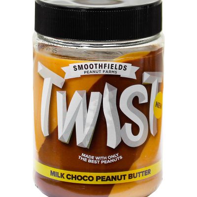 Шоколадно-Арахісова паста (крем) з молочним шоколадом Twist Smoothfields 350 г Іспанія