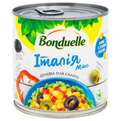 Овочевий мікс Bonduelle Італія Мікс 310г 425/255г Франція