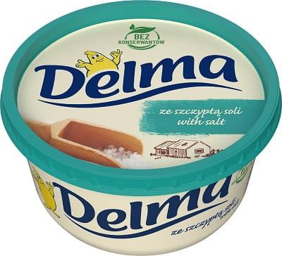Маргарин злегка соняшниковий БЕЗ КОНСЕРВАТОВ Delma Extra 39% 450 г Польща