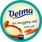 Маргарин злегка соняшниковий БЕЗ КОНСЕРВАТОВ Delma Extra 39% 450 г Польща