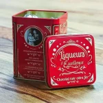 Шоколадні цукерки з преміальними лікерами Abtey Liqueurs d'Excellence tin of liqueurs in dark 250г Франция