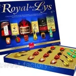Цукерки шоколадні Пляшечки з лікером Abtey Royal des Lys 250 г Франція